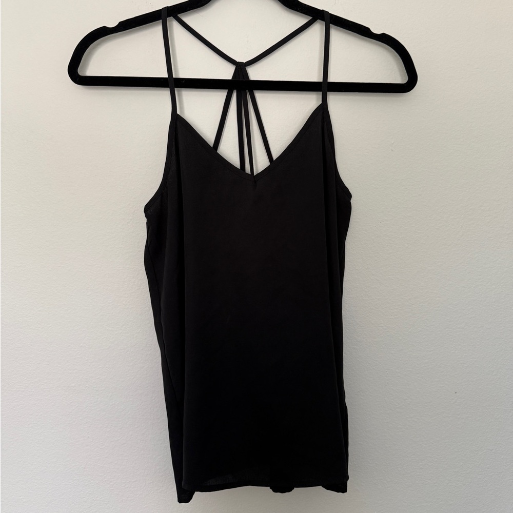 Abercrombie & Fitch black strappy tank top